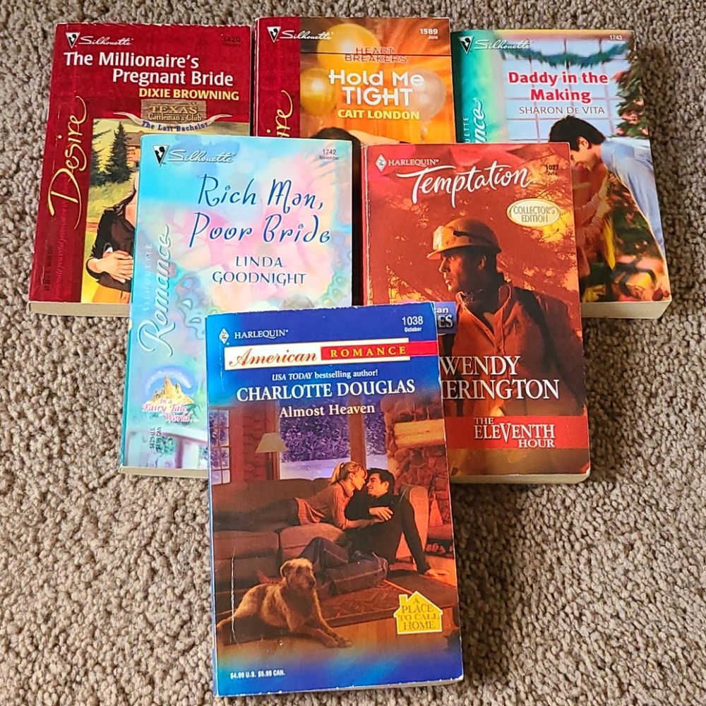Lot of romance novels